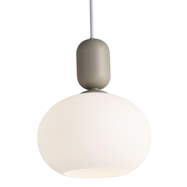 Nordlux - Notti - 2011003010 - Grey Opal Glass Ceiling Pendant Light