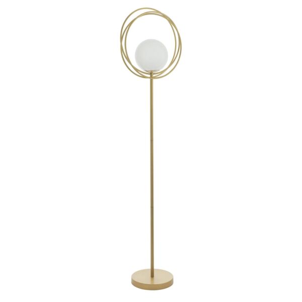 Huntington - Brushed Gold Floor Lamp