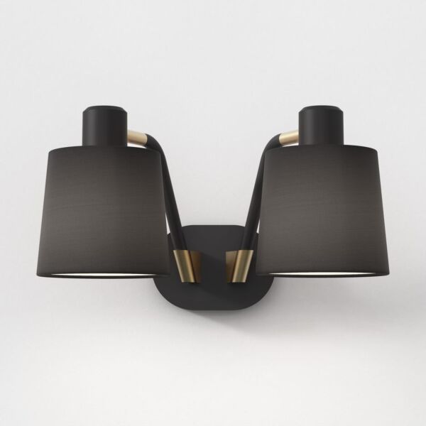 Astro Lighting - Edward - 1441002 & 5013028 - Black 2 Light Reading Wall Light