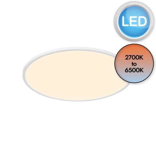 Nordlux - Oja Smart 60 - 2015146101 - LED White Flush Ceiling Light