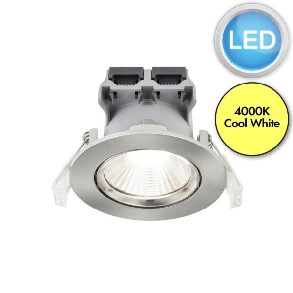 Nordlux - Fremont - 47860132 - LED Brushed Nickel Recessed Ceiling Downlight