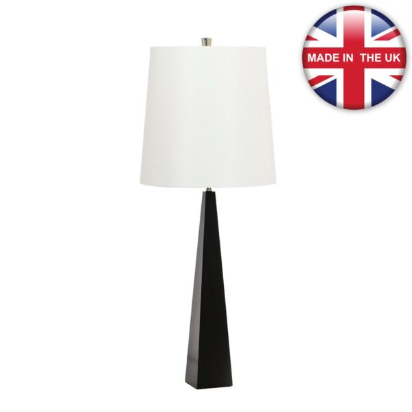 Elstead Lighting - Ascent - ASCENT-TL-BLK-W - Black White Table Lamp With Shade