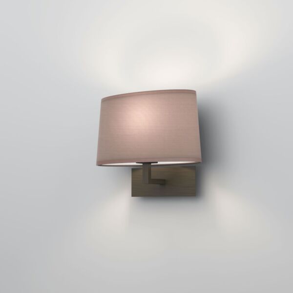 Astro Lighting - Park Lane Grande 1080045 & 5034003 - Bronze Wall Light with Oyster Shade