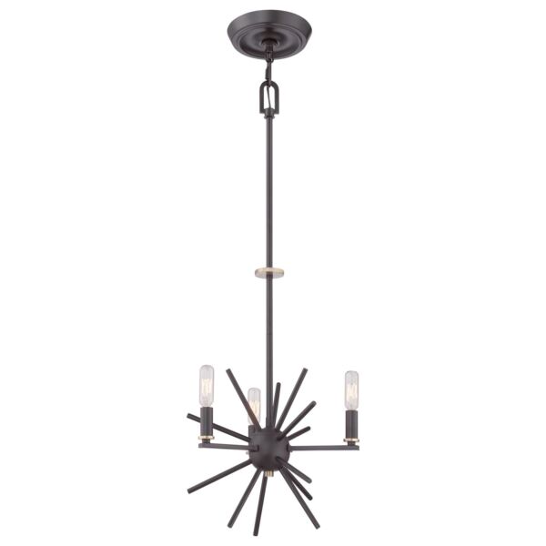 Elstead - Quoizel - Uptown Carnegie - QZ-CARNEGIE3 Chandelier