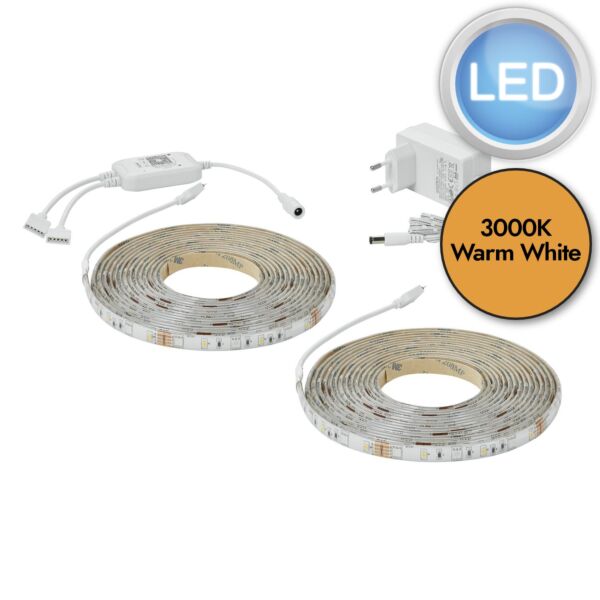 Nordlux - Smart LED Strip - 2210449901 - LED White IP65 3000k 2 X 5m Cabinet Kit