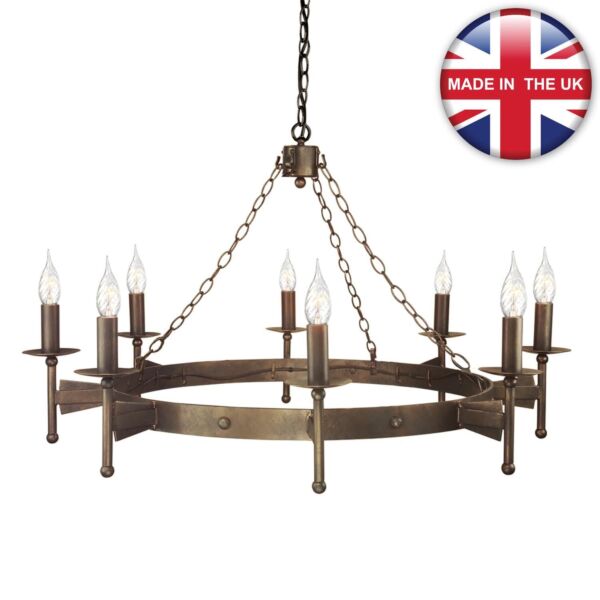 Elstead - Cromwell CW8-OLD-BRZ Chandelier