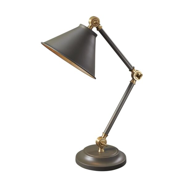 Elstead Lighting - Provence Element - PV-ELEMENT-GAB - Dark Grey Aged Brass Task Table Lamp