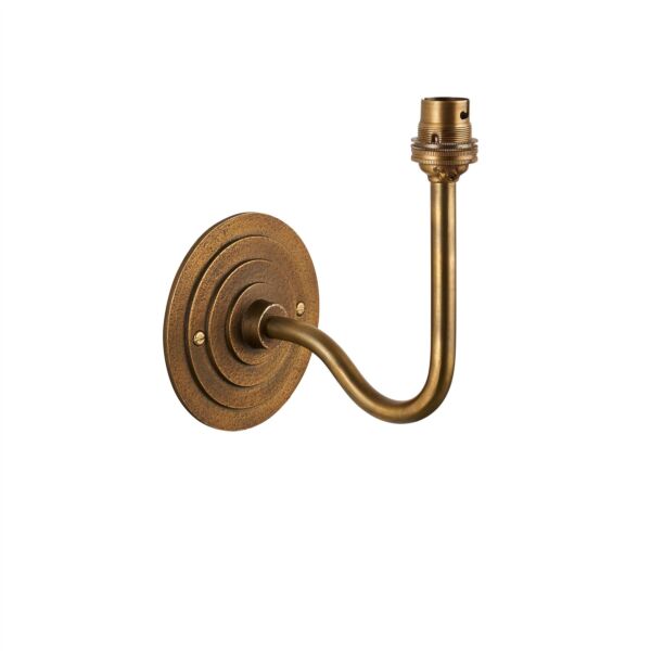 Endon Lighting - Halo - 113602 - Antique Brass Wall Light