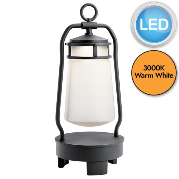 Elstead - Kichler - Lyndon KL-LYNDON-BT-A-BK Bluetooth Lantern