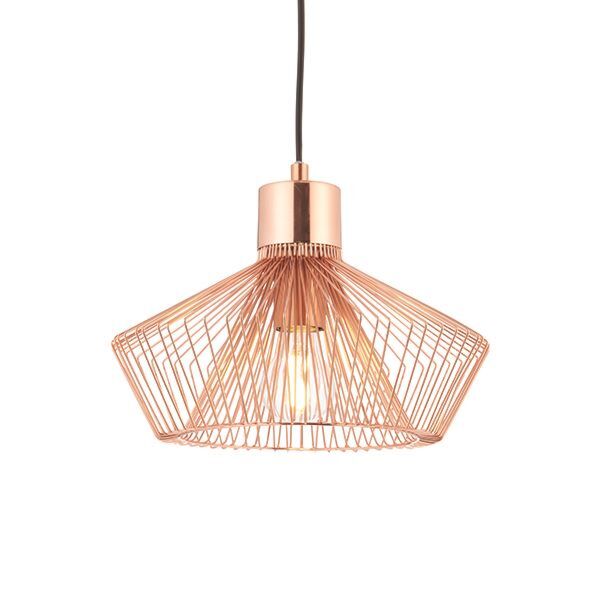 Endon Lighting - Kimberley - 72813 - Copper Ceiling Pendant Light