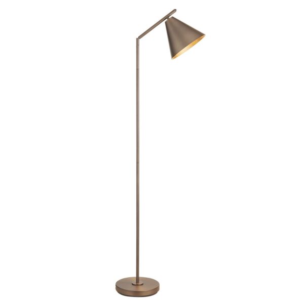 Endon Lighting - Cape - 102895 - Antique Bronze Floor Reading Lamp