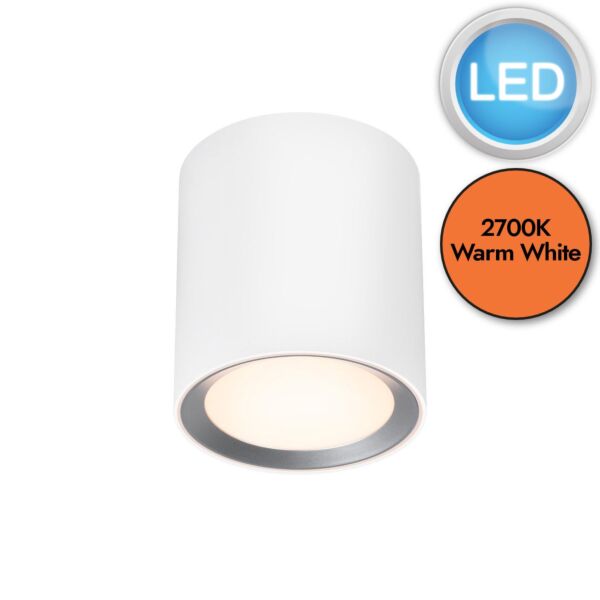 Nordlux - Landon 14 - 2110670101 - LED White Opal IP44 Bathroom Ceiling Flush Light