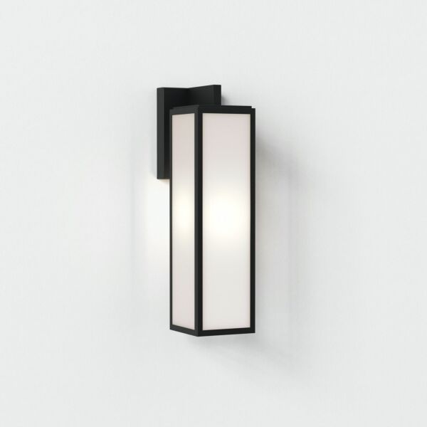 Astro Lighting - Harvard Lantern 1402011 - IP44 Textured Black Wall Light