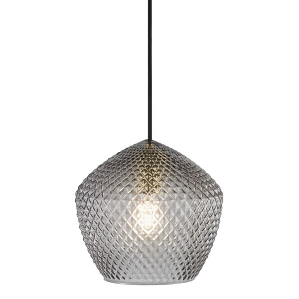 Nordlux - Orbiform - 2010673047 - Brass Smoked Glass Ceiling Pendant Light