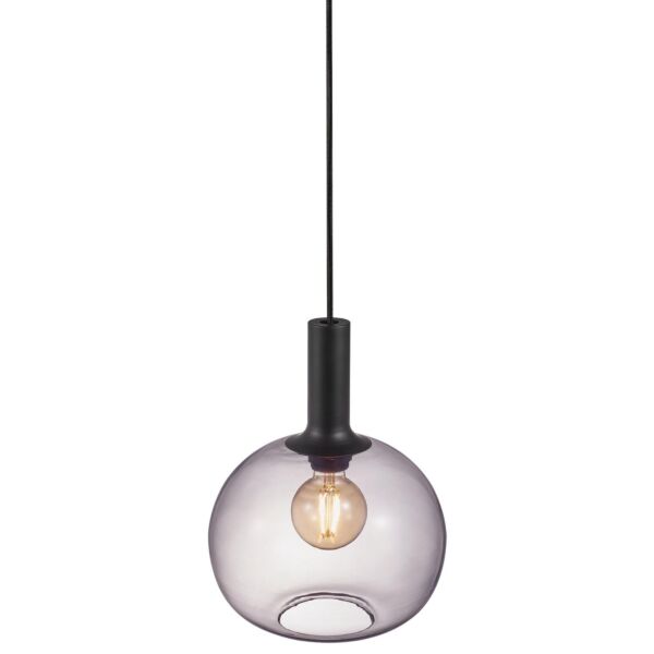 Nordlux - Alton 25 - 47313047 - Black Smoked Glass Ceiling Pendant Light