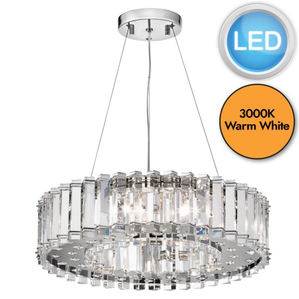 Elstead - Kichler - Crystal Skye KL-CRYSTAL-SKYE8 Chandelier