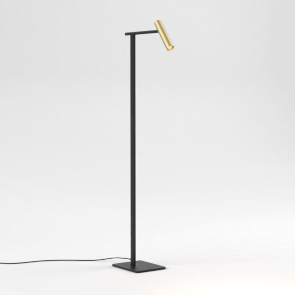 Astro Lighting - Leda - 1457001 & 5040005 - Black Gold Floor Reading Lamp