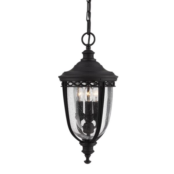 Elstead - Feiss - English Bridle FE-EB8-M-BLK Chain Lantern