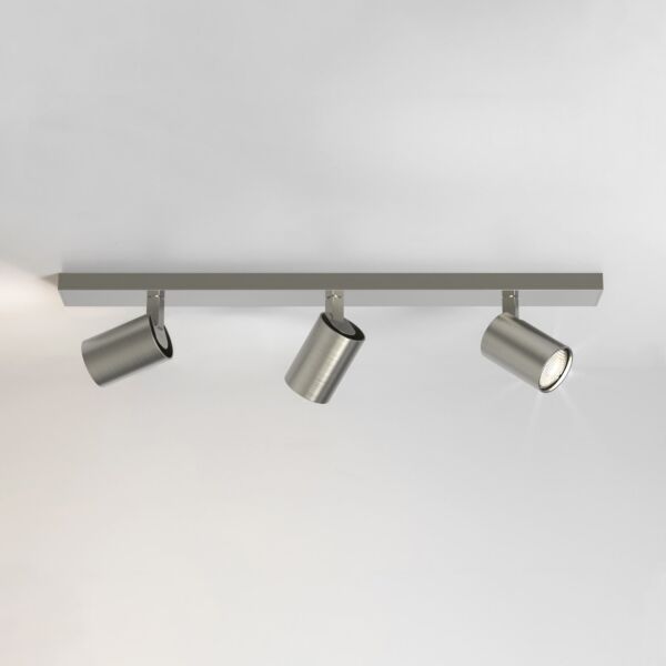 Astro Lighting - Ascoli - 1286129 - Nickel 3 Light Triple Bar Ceiling Spotlight