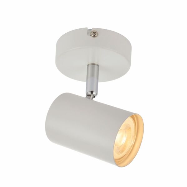 Saxby Lighting - Arezzo - 73684 - White Chrome Ceiling Spotlight