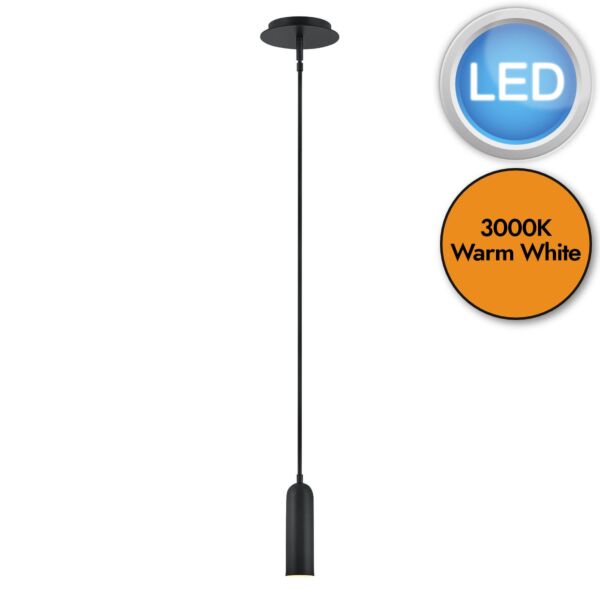 Hinkley Lighting - Dax - HK-DAX-MP-BK - LED Black Ceiling Pendant Light