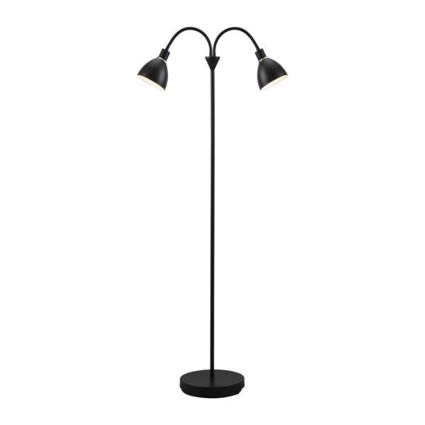 Nordlux - Ray - 63224003 - Black 2 Light Floor Reading Lamp