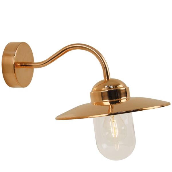 Nordlux - Luxembourg - 22671030 - Copper Clear Glass IP54 Outdoor Wall Light