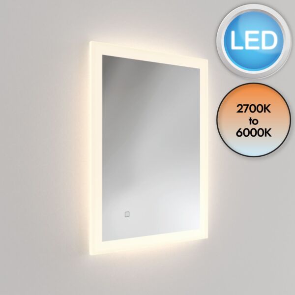 Astro Lighting - Ascot - 1486002 - LED Mirrored Glass Frosted IP44 Touch 700 Bathroom Mirror