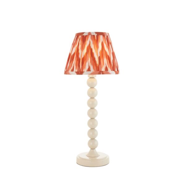 Endon Lighting - Higgledy & Zigzag 20cm - 116226 - White Orange Table Lamp With Shade