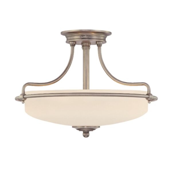 Elstead - Quoizel - Griffin QZ-GRIFFIN-SFS-AN Semi-Flush