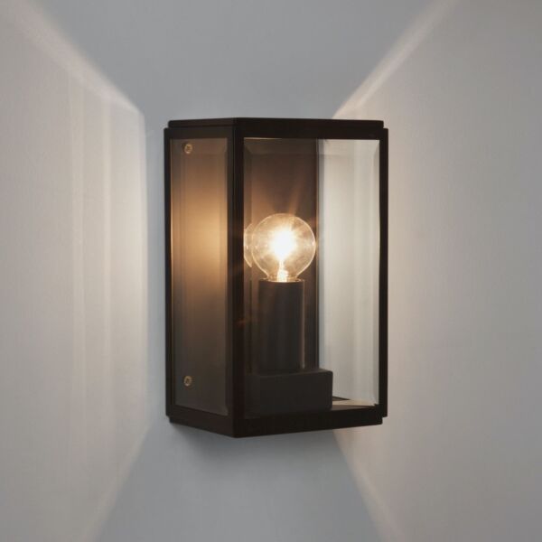 Astro Lighting - Homefield 130 1095040 - IP44 Textured Black Wall Light