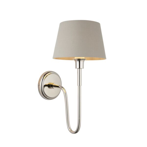 Endon Lighting - Rouen - 103367 - Nickel Grey Wall Light