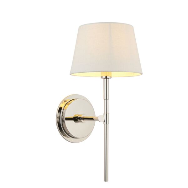 Endon Lighting - Rennes - 103358 - Nickel Ivory Wall Light