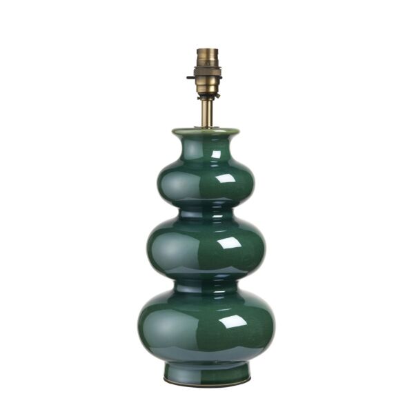 Endon Lighting - Monroe - 111256 - Green Aged Brass Ceramic Base Only Table Lamp