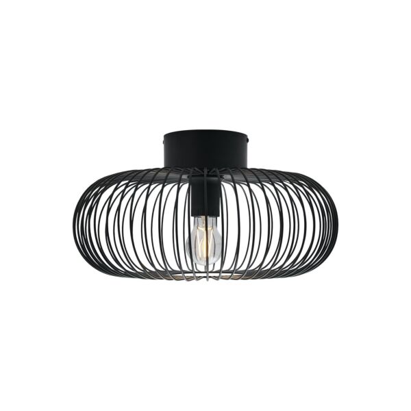 Nordlux - Beroni - 2412336003 - Black Flush Ceiling Light