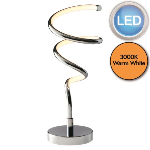 Spring - Polished 10W LED Table Lamp