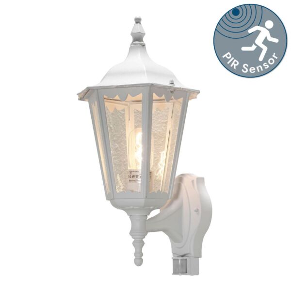 Konstsmide - Firenze - 7236-250 - White IP44 Outdoor Sensor Wall Light