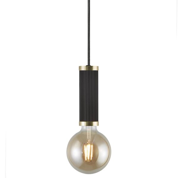 Nordlux - Galloway - 2011053003 - Black Brass Flex Suspension Ceiling Pendant Light