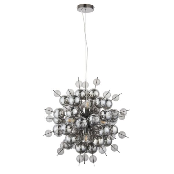 Astral - Black Chrome 9 Light Pendant