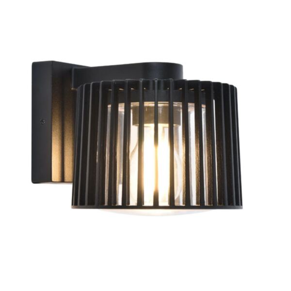 Lutec - Shyne - 5197501012 - Black Clear Glass IP54 Outdoor Wall Washer Light