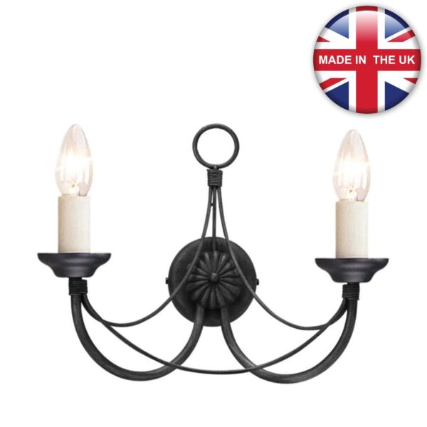 Elstead - Carisbrooke CB2-BLACK Wall Light