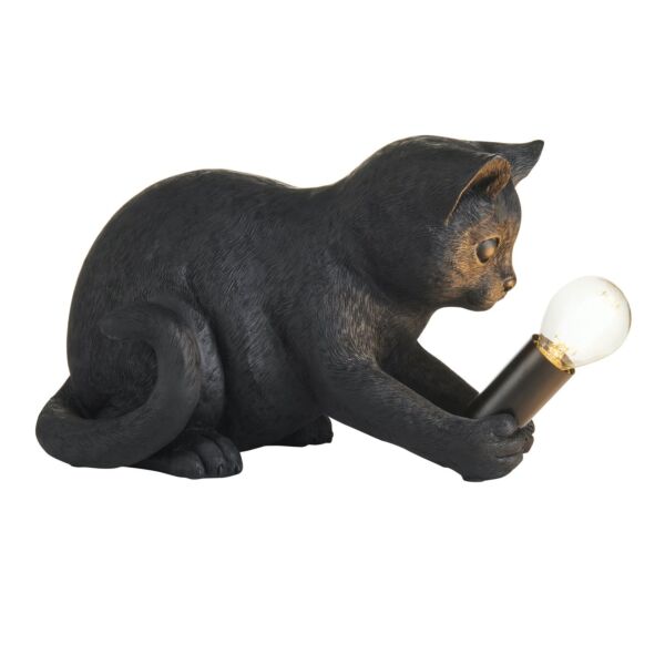 Endon Lighting - Kitten - 107390 - Black Table Lamp