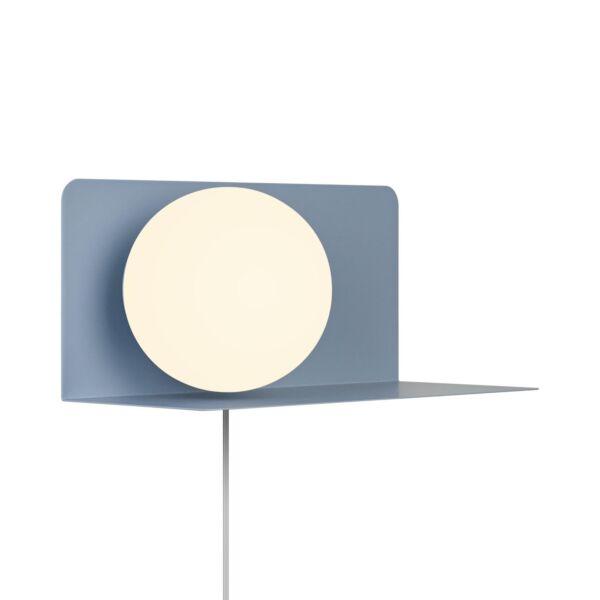 Nordlux - Lilibeth - 2312931006 - Blue Opal Glass Plug In Reading Wall Light