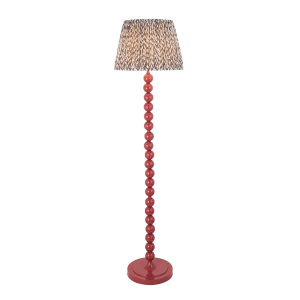 Endon Lighting - Higgledy & Leaf 40cm - 114664 - Pink Grey Floor Lamp