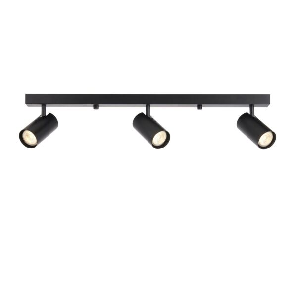 Endon Lighting - Rez - 98456 - Black 3 Light Ceiling Spotlight