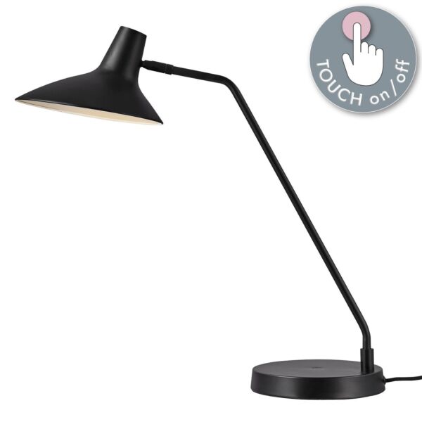 Nordlux - Darci - 2120565003 - Black Task Touch Table Lamp