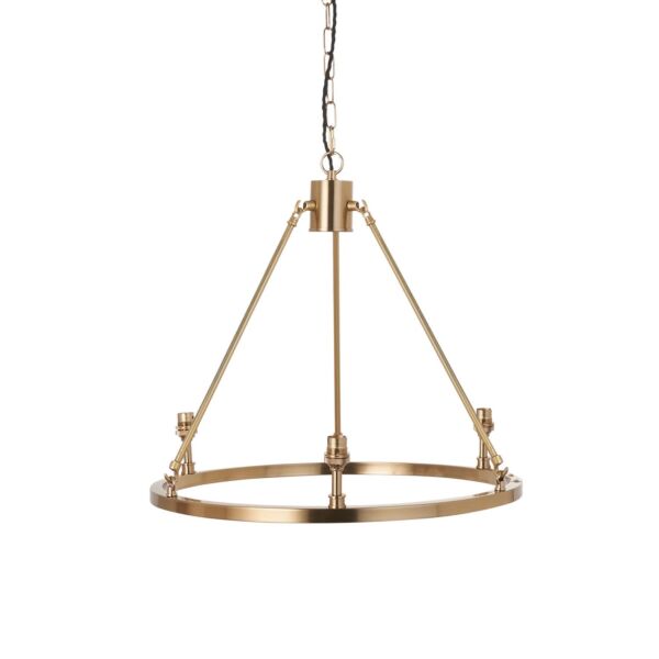 Endon Lighting - Chester - 111203 - Aged Brass 3 Light Ceiling Pendant Light