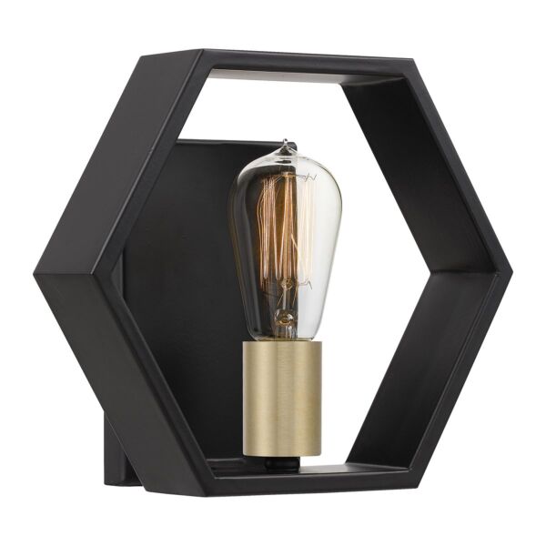 Quoizel Lighting - Bismarck - QZ-BISMARCK1-EK - Black Gold Wall Light