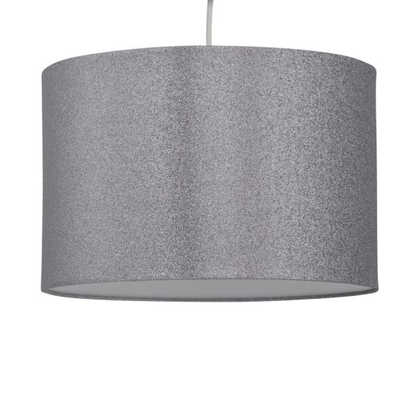 Silvery Grey Glitter 30cm Pendant Lightshade