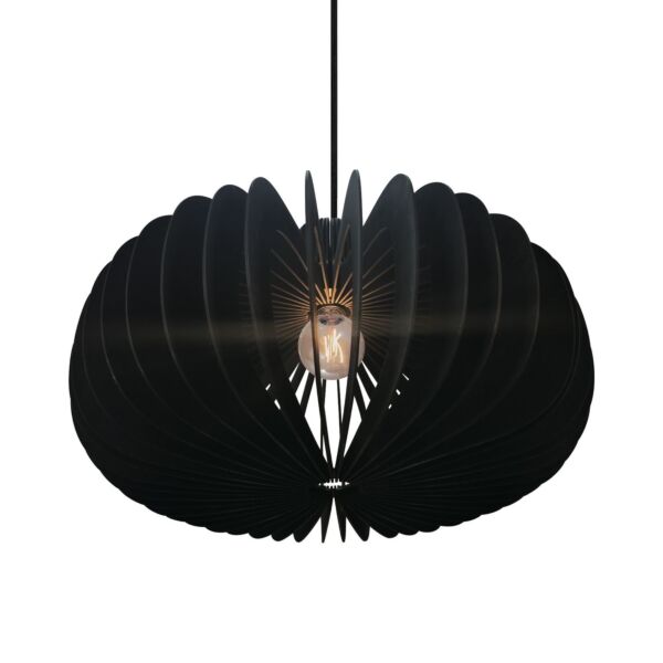 Nordlux - Hazo - 2512073003 - Black Wood Ceiling Pendant Light